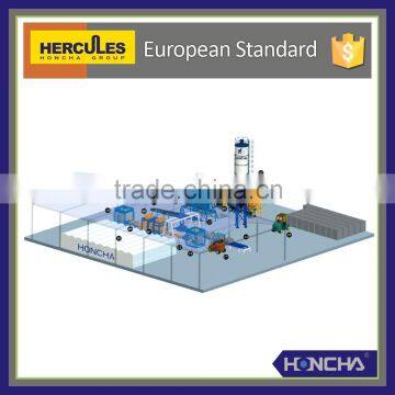hydraulic pressure cement brick production line