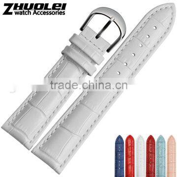 Cheap 12|14|16|18|20mm High Quality Cowhide Leather Watch Strap Wholesale 3PCS