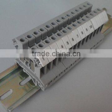 UK5N/4mm2 rail mounted screw terminal block