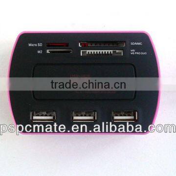 LED logo good usb hub combo card reader driver