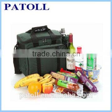 Customized Promotional rolling cooler bag,can cooler bag with speaker