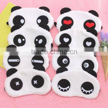 Panda Sleeping Eye Mask Nap Eye Shade Cartoon Blindfold Sleep Eyes Cover Sleeping Travel Rest Patch Blinder