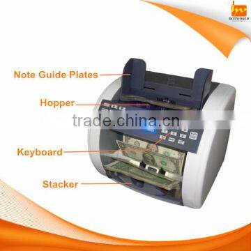 UV MG/MT IR Counterfeit Detection Bill Counter, Currency Mixed Money Counter Machine