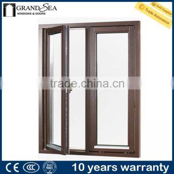 Guangzhou modern used bronze anodized aluminum windows