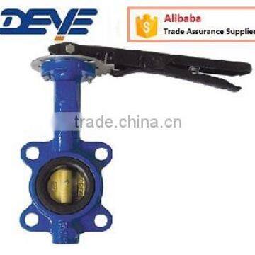 225PSI Good Quality GG25 Wafer Bronze Disc Butterfly Valve Hydraulic