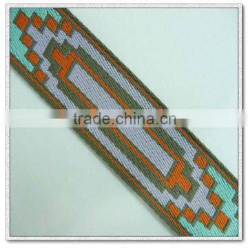 30mm colored jacquard polyester strap tape for luggages