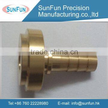 High pricision cnc brass flange bushing