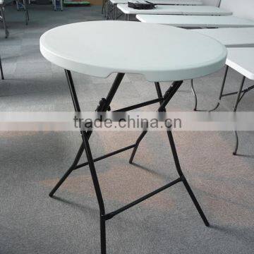 Hot Saling Round Shape Blow Moulded Foldable Table photo-4