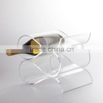 Latest design clear acrylic wine stand