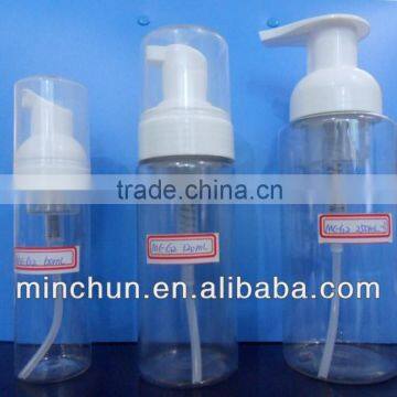 plastic bottles cylinder shape shampoo, shower gel container