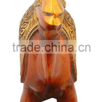 Brass Sitting Camel 9" photo-3