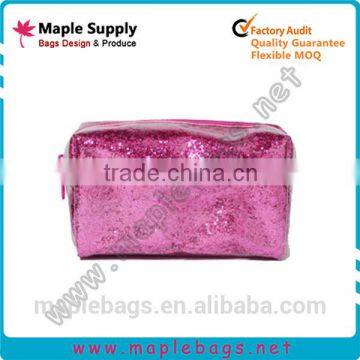 Promotional Pink Bling Cosmetic Bag Shiny Bag