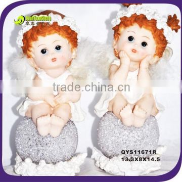 Beautiful resin solar lights fairy