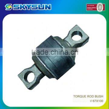 Rubber connecting parts torque bushing for heavy duty truck and trailer