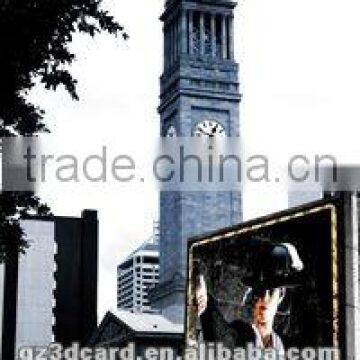 3d lenticular sheet 3d city public famous star poster