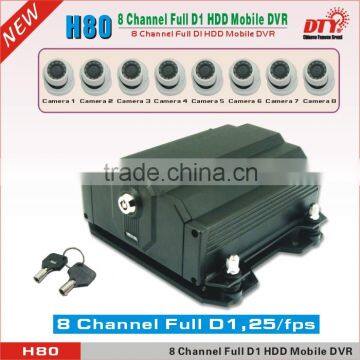 High Definition 8 Channel Vehicle MDVR Car MDVR,H80 series