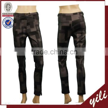 2016 newest style slim fit camo pant camouflage jogging pant