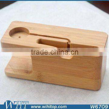 2015 New Arrival Wood Display Stand for IPhone 6, Wood Charger Stand for Apple Watch Mobile Accessories photo-4