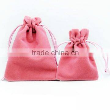 Small Custom Printed Suede Jewelry Pouches / Velvet Jewelry Bags