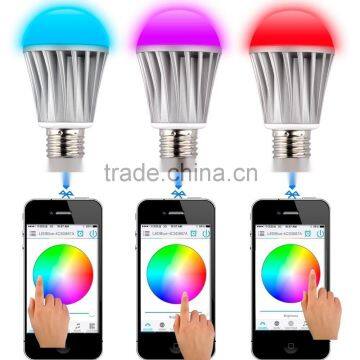E27 Music Alarm Group Smart LED Light Bulb Lamp RGB APP Remote Multi-Color photo-2