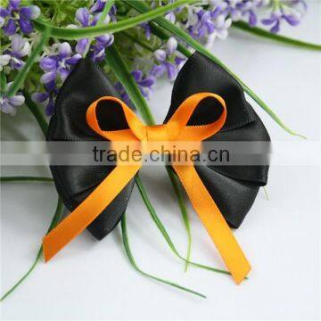 Wholesale satin hair bows for ladies decorative hair bows