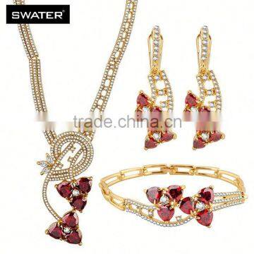 Innovative Products 2016 Red Gemstone 22K Gold Kundan Necklace Set photo-6