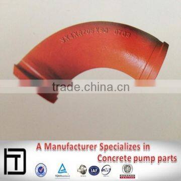 pm concrete pump wear resisting boom delivery pipe elbow