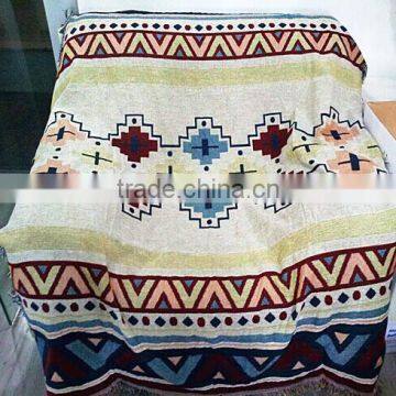 Chinese Customized Design Woven Throw and Blankets, Jacquard Technics, 50*60" Size photo-3