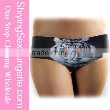 2015 High Qquality comfortable Young Girls Sexy Tiger Panty