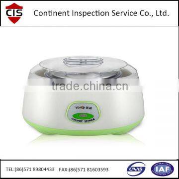 home best automatic yogurt machine,DIY electric yogurt maker,factory evaluation,QC service,testing,quality control,inline check