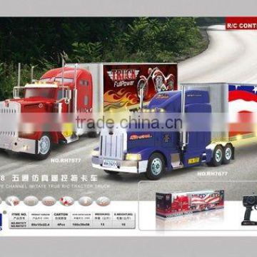 1:18 5Channel imitate true RC tractor truck