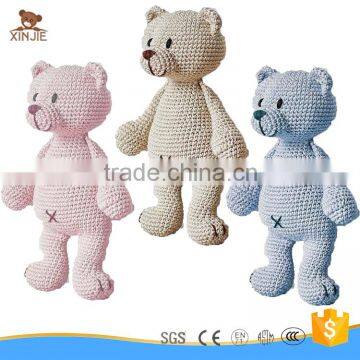 customize good quality knitted teddy bear toy                        
                                                Quality Choice