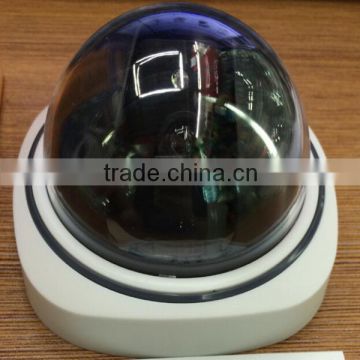 Flashing Red LED Light Dummy CCTV Security Dome Dummy Camera