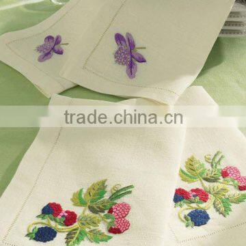 hand embroidery napkin