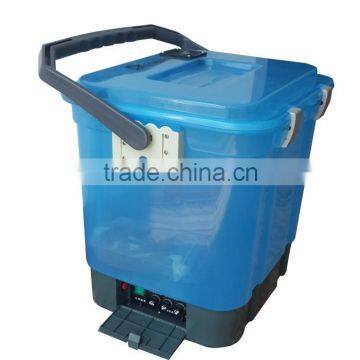 F8008-B 20 L Transparent plastic aerated live well fishing tank