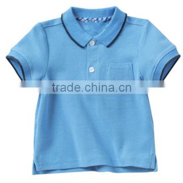 2015 boys cotton poilo shirts soft and moisture transfer