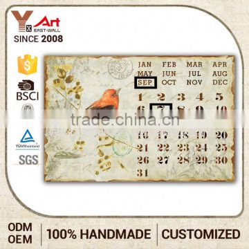 New Coming Customized Logo Printed Calendar Etching Plaque Islamic Plaques