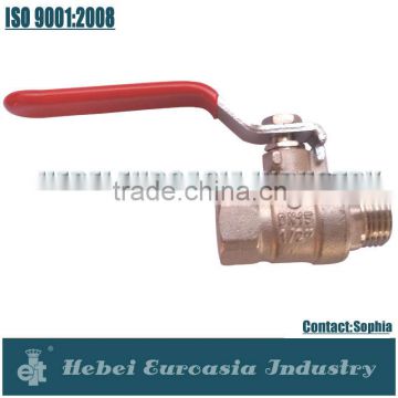 Lever Handle Male and Female Brass Ball Valve