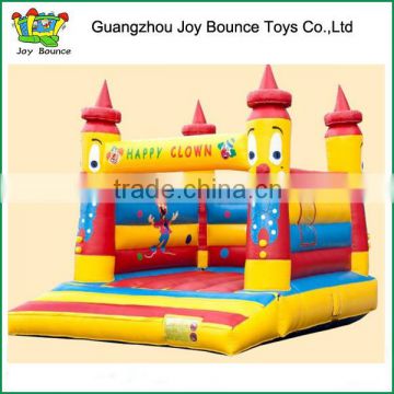 happy clown theme inflatable bounce house inflatable kids jumping castle