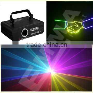 Sale! 2016 New Laser Light 500mW RGB Laser Show DMX ILDA SD Card Slot 30K System Full Color Beam Animation Strobe Projector