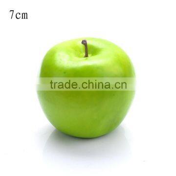 70mm big Polystyrene foam artificial green apple fake home festival decoration fruit and children DIY same big as real apple