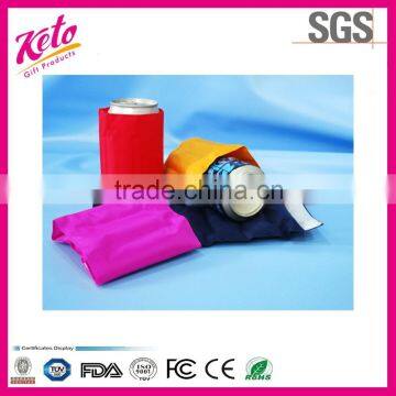 Colorful Gel ice pack cans and bottle cooler sleeve