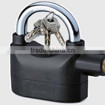 Top security alarm padlock