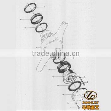 XCMG Wheel Loader Rear Axle Assy ZL50G Rear Axle 20/18mrf-C216NZF