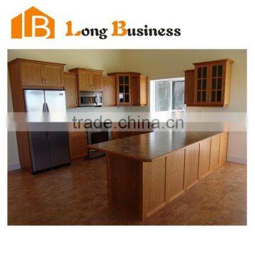 LB-JL1178 Beautiful&Precious cherry solid wood kitchen cabinet for classic kitchen designs