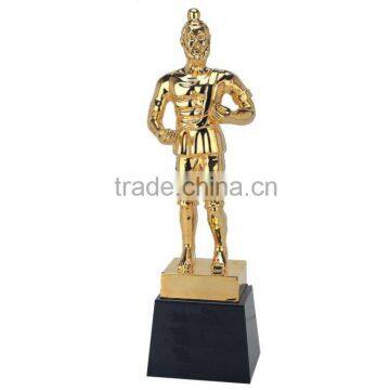 Gold Plated Metal Terra-cotta Figures Souvernir