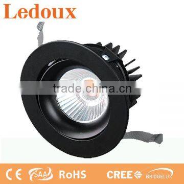 newest LEDOUX DSA0109-C hot sale one 60mm 65mm cut out LEDOUX 9w SAA adjustable led spot light 25degree CE EMC approved