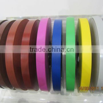 Decorative Solid and Wood Grain PVC Edge Banding