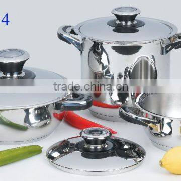 AH3634 6pcs Stainless Steel STOCKPOT