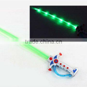 Sword sound Green flashing light Flash sword led flash horn sword